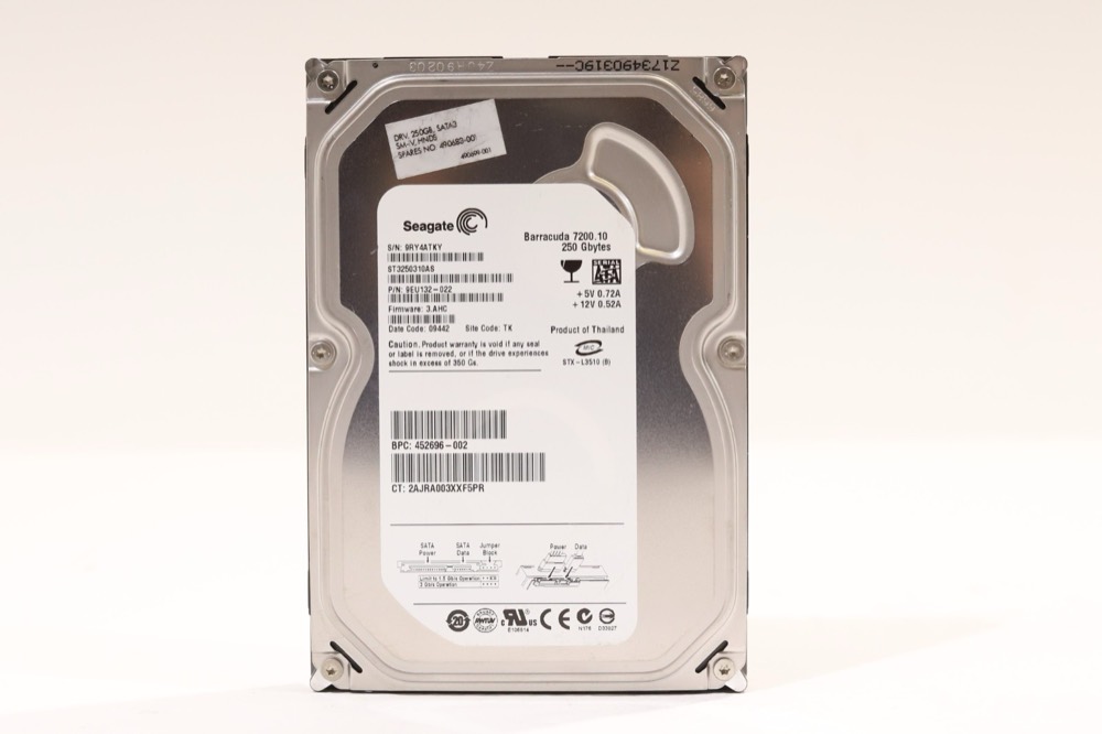 Жёсткий диск Seagate ST3250310AS 250GB 3.5" 8MB 7.2K RPM SATA HDD P/N: 9EU132-022 Tested — фото 1