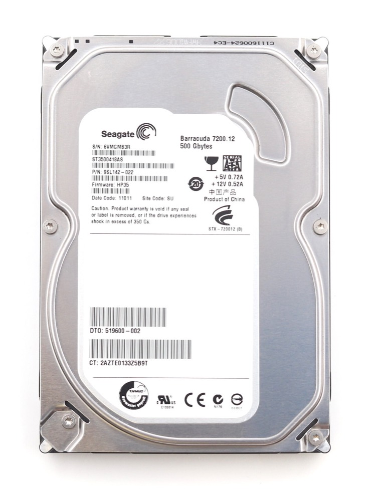 Жёсткий диск Seagate Barracuda ST3500418AS 500GB 3.5" SATA Hard Drive P/N: 9SL142-022 Tested — фото 2