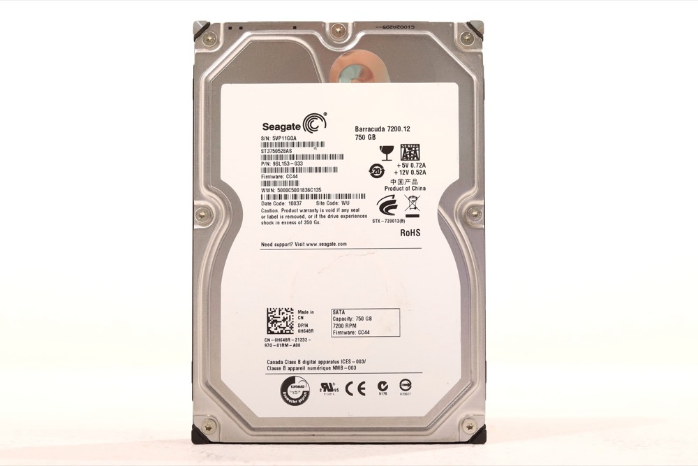 Жёсткий диск Seagate ST3750528AS 750GB 3.5" 3Gb/s 7.2K RPM SATA Hard Drive Dell P/N: 0H648R — фото 1
