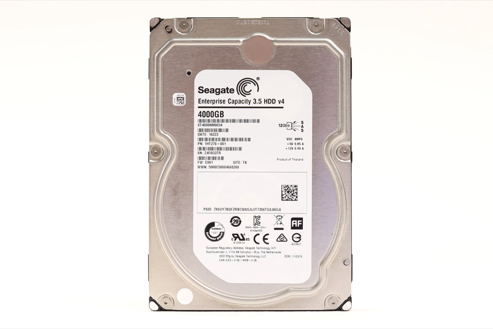 Компонент New ListingSeagate ST4000NM0034 4TB 3.5" 12Gb/s 128MB 7.2K RPM SAS Drive P/N: 1HT278-001 — фото 1