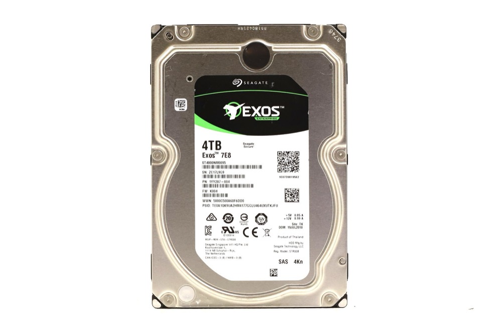 Компонент Seagate ST4000NM0095 4TB 3.5" 6Gb/s 256MB 7.2K RPM SAS Drive P/N: 1YY207-004 — фото 1