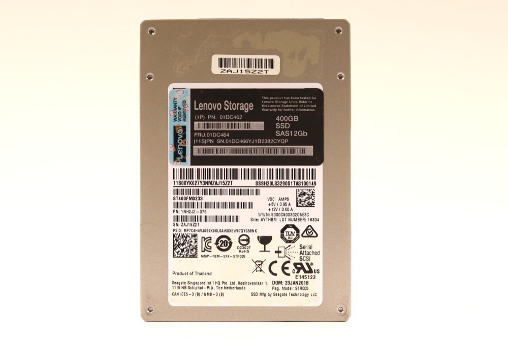 SSD-накопитель Lenovo 400 ГБ SAS 12 Гбит/с SFF 2,5" (ST400FM0233, 01DC464) — фото 1