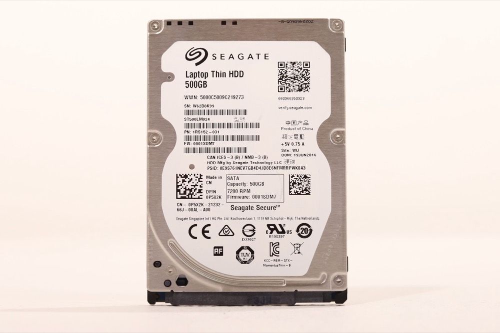 Жёсткий диск Dell 500 ГБ SATA 6 Гбит/с 7.2K 2,5" (ST500LM024, 0P5X2K) — фото 1