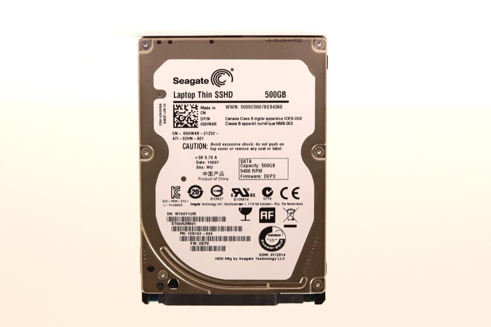 Жёсткий диск Dell ST500UM001 500GB 2.5" 6Gb/s 64MB 5.4K RPM SATA Hard Drive Dell P/N: 05HW4R — фото 1