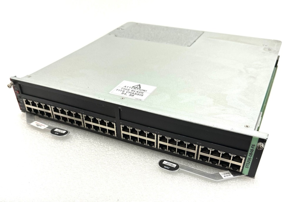 Модуль фабрики ST5206-0848-F6 ENTERASYS S155 Class I/O-Fabric Module 1280Gbps 48-Ports RJ45 PoE — фото 1