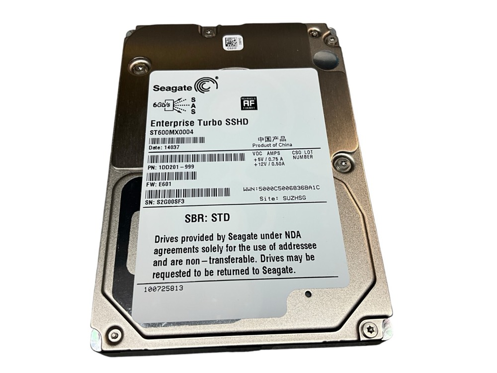 Компонент ST600MX0004 Seagate Enterprise Turbo SSHD 600GB 15000RPM SAS 6Gbps — фото 1