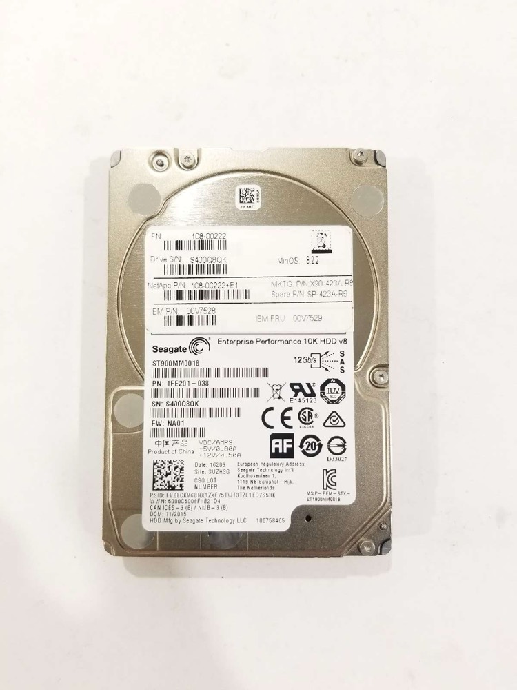Жёсткий диск Seagate ST900MM0018 900GB 2.5" 6Gb/s 128MB 10K RPM SAS Hard Drive P/N:1FE201-038 — фото 1