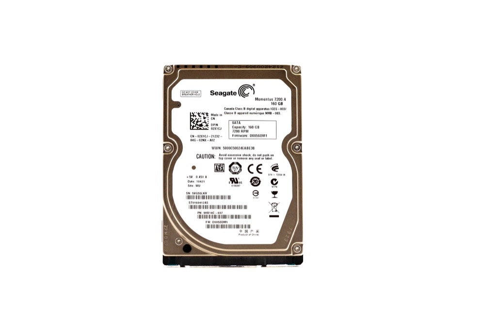 Жёсткий диск Dell ST9160412AS 160GB 2.5" 3Gb/s 7.2K RPM SATA Hard Drive Dell P/N: 02X1CJ — фото 1