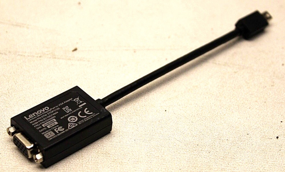 Адаптер STDP3100 03X6865 03A36536 Lenovo Mini-DisplayPort to VGA Adapter — фото 1
