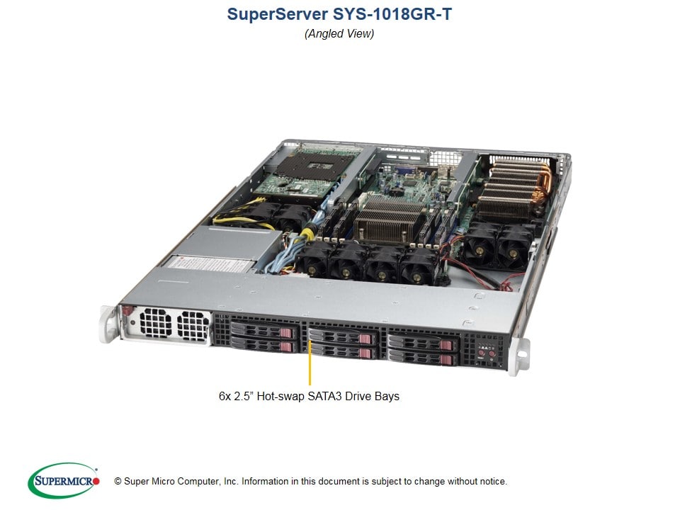 Сервер Supermicro SYS-1018GR-T 1U — фото 2