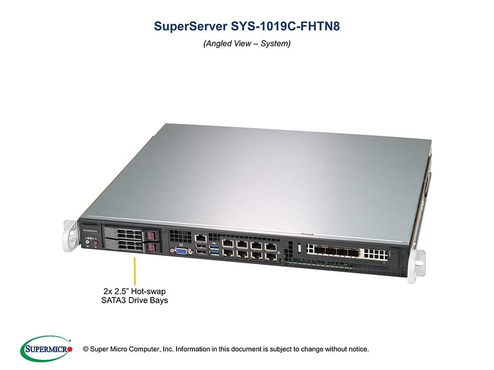 Сервер Supermicro SYS-1019C-FHTN8 1U — фото 2