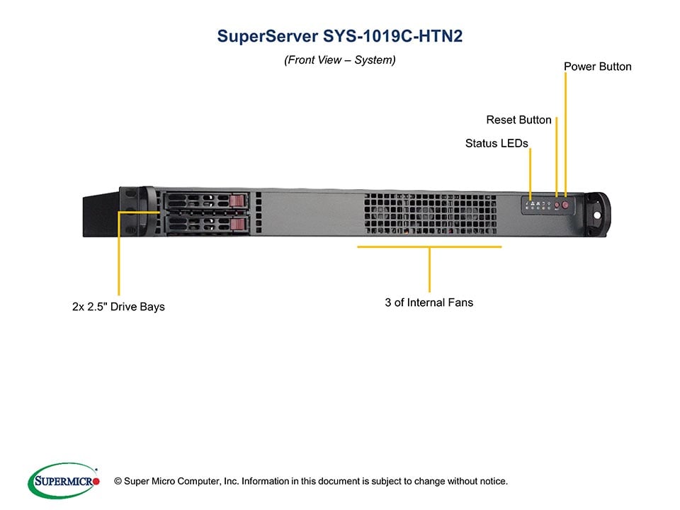 Сервер Supermicro SYS-1019C-HTN2 1U — фото 4
