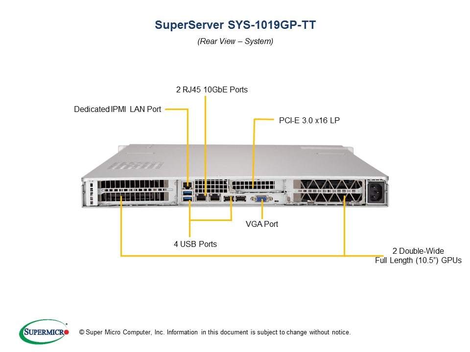 Сервер Supermicro SYS-1019GP-TT 1U — фото 5