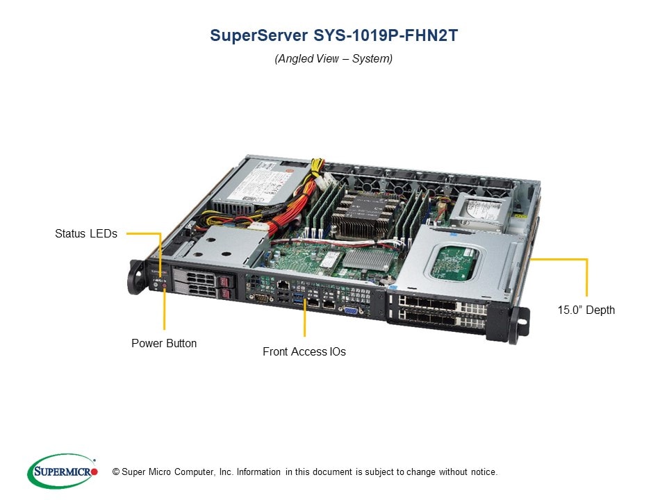 Сервер Supermicro SYS-1019P-FHN2T 1U — фото 2