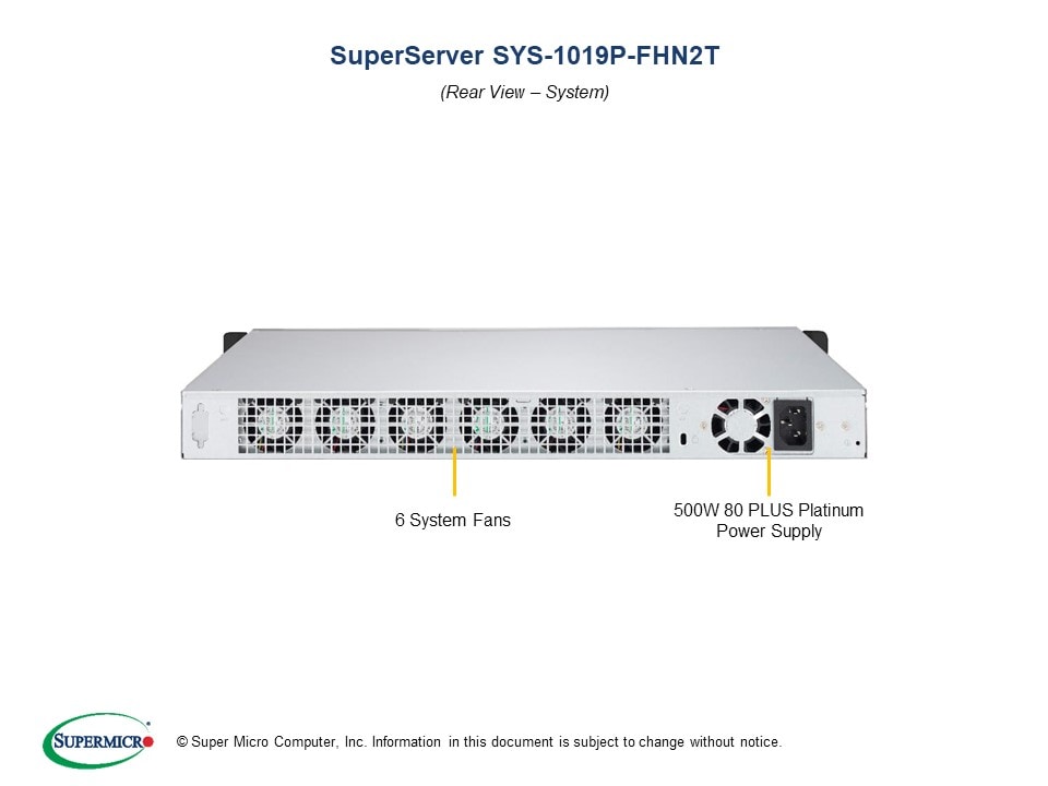 Сервер Supermicro SYS-1019P-FHN2T 1U — фото 5