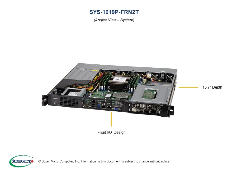 Сервер Supermicro SYS-1019P-FRN2T 1U — фото 2