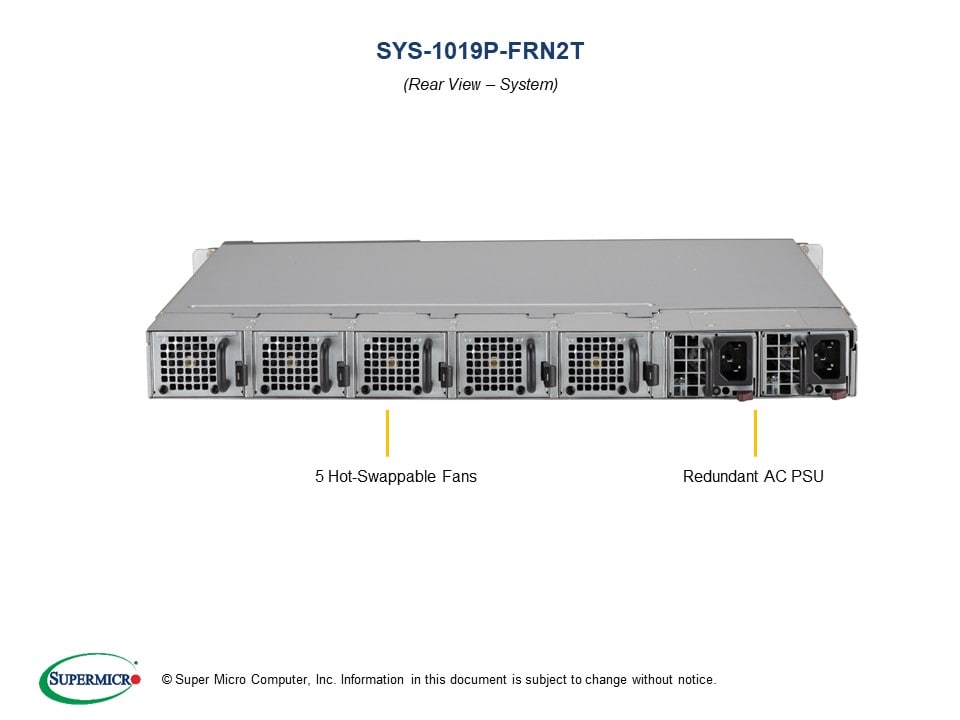 Сервер Supermicro SYS-1019P-FRN2T 1U — фото 5