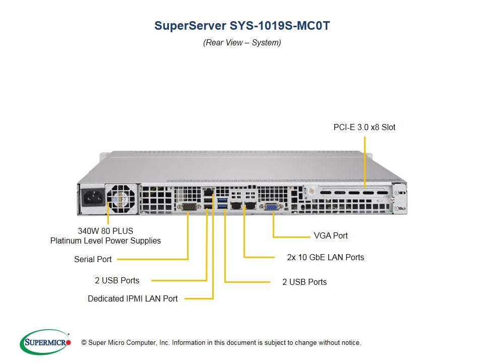 Сервер Supermicro SYS-1019S-MC0T 1U — фото 5