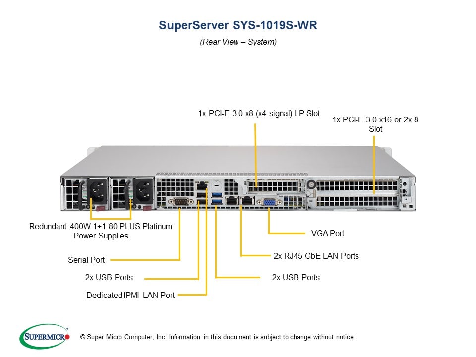 Сервер Supermicro SYS-1019S-WR 1U — фото 5