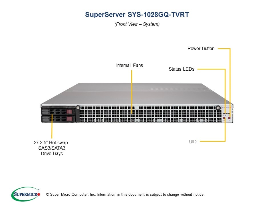 Сервер Supermicro SYS-1028GQ-TVRT 1U — фото 4