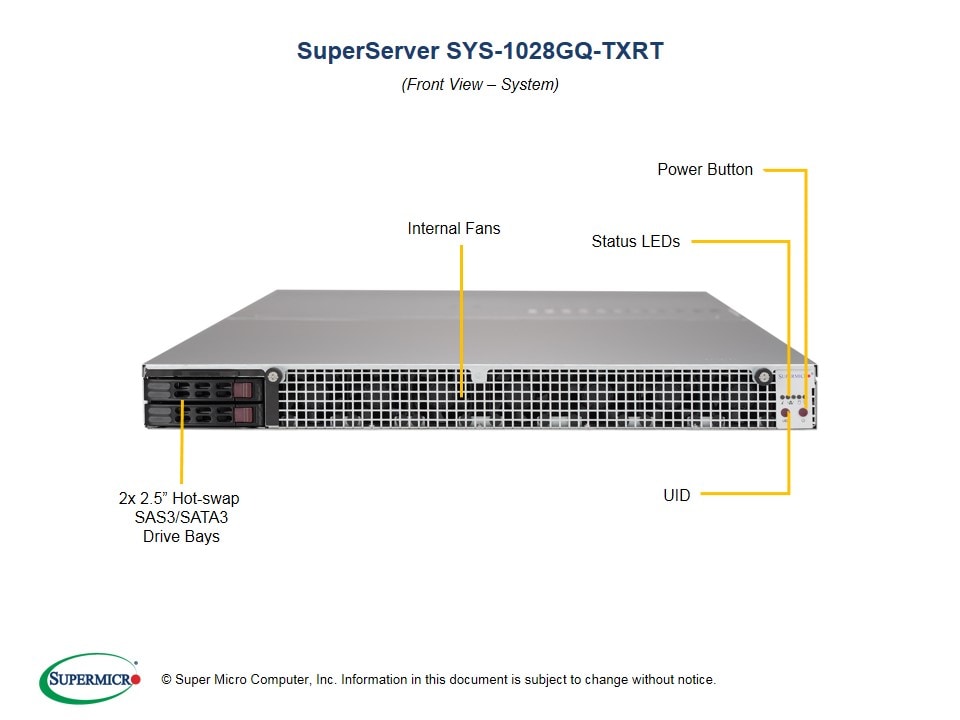 Сервер Supermicro SYS-1028GQ-TXRT 1U — фото 4
