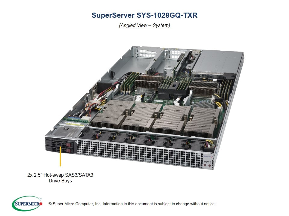 Сервер Supermicro SYS-1028GQ-TXR 1U — фото 2