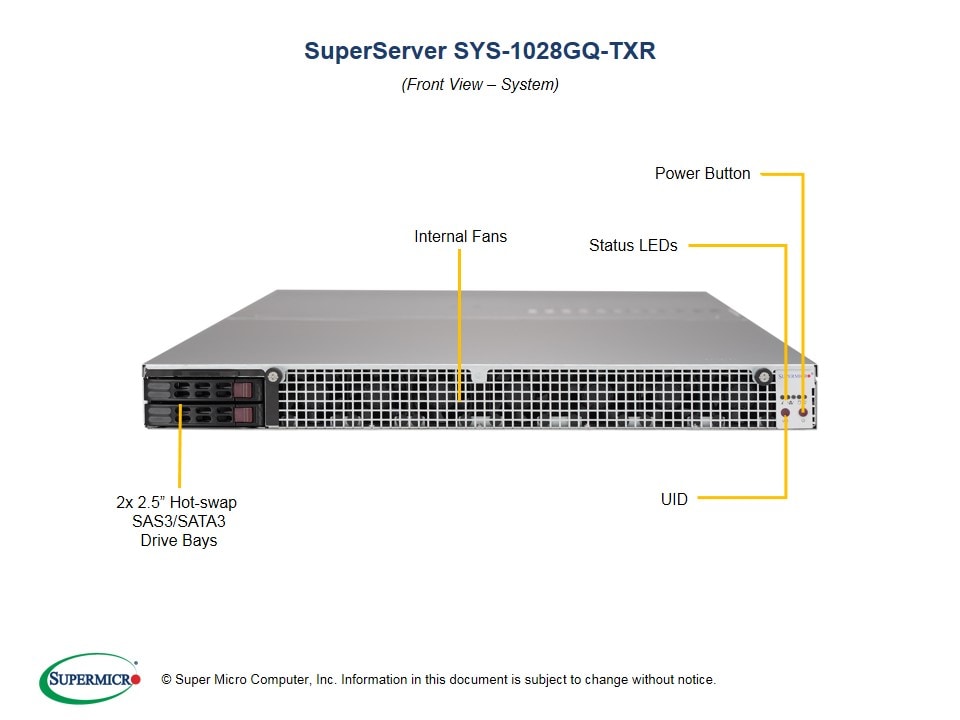 Сервер Supermicro SYS-1028GQ-TXR 1U — фото 4