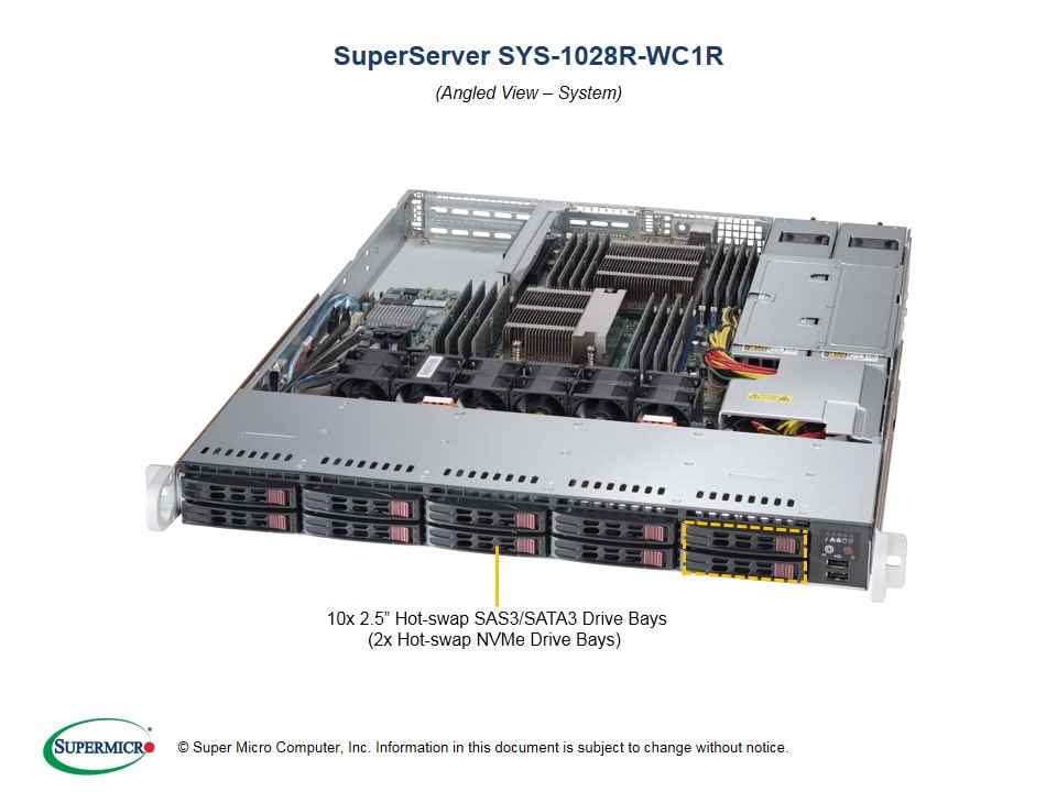 Сервер Supermicro SYS-1028R-WC1R 1U — фото 2