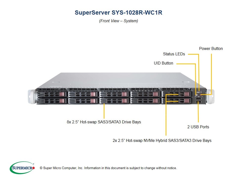 Сервер Supermicro SYS-1028R-WC1R 1U — фото 4