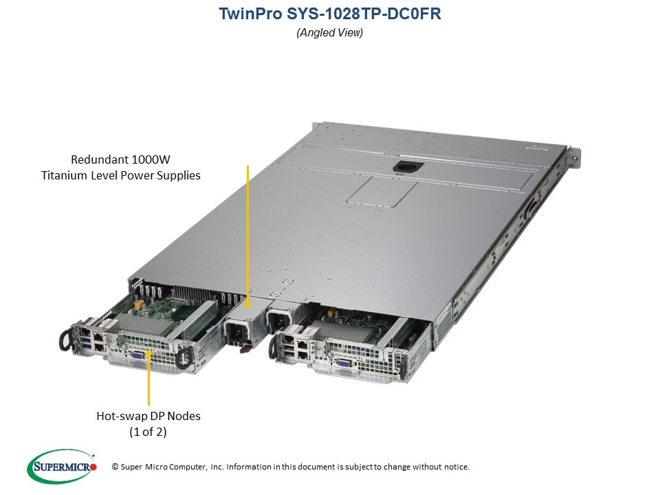 Сервер Supermicro SYS-1028TP-DC0FR 1U — фото 2