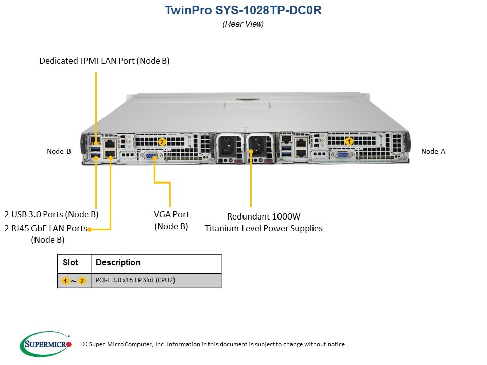Сервер Supermicro SYS-1028TP-DC0R 1U — фото 5
