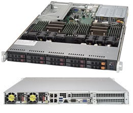 Сервер Supermicro SYS-1028U-TNR4T_ 1U — фото 1