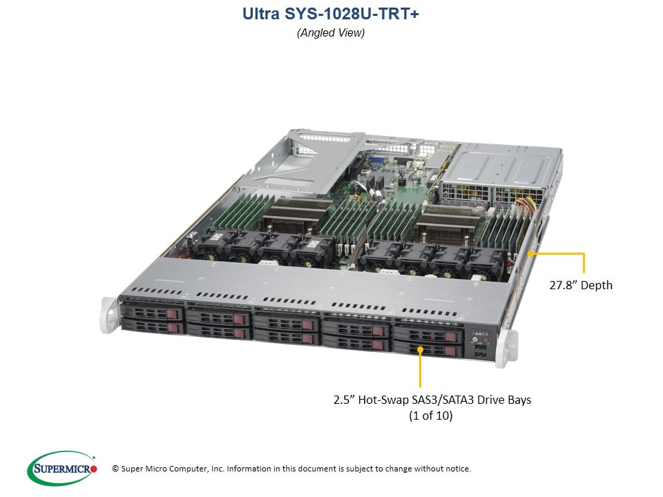 Сервер Supermicro SYS-1028U-TRT_ 1U — фото 2
