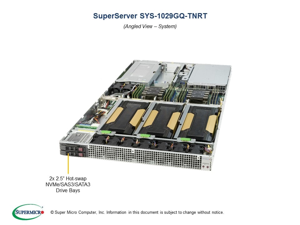 Сервер Supermicro SYS-1029GQ-TNRT 1U — фото 2