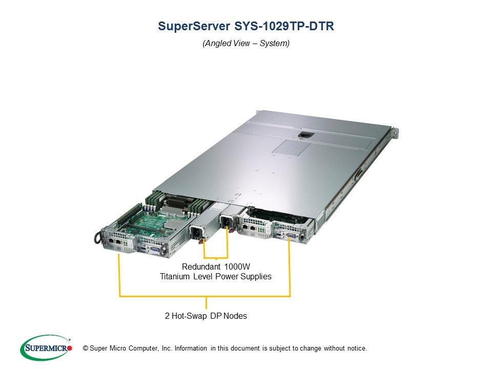 Сервер Supermicro SYS-1029TP-DTR 1U — фото 2