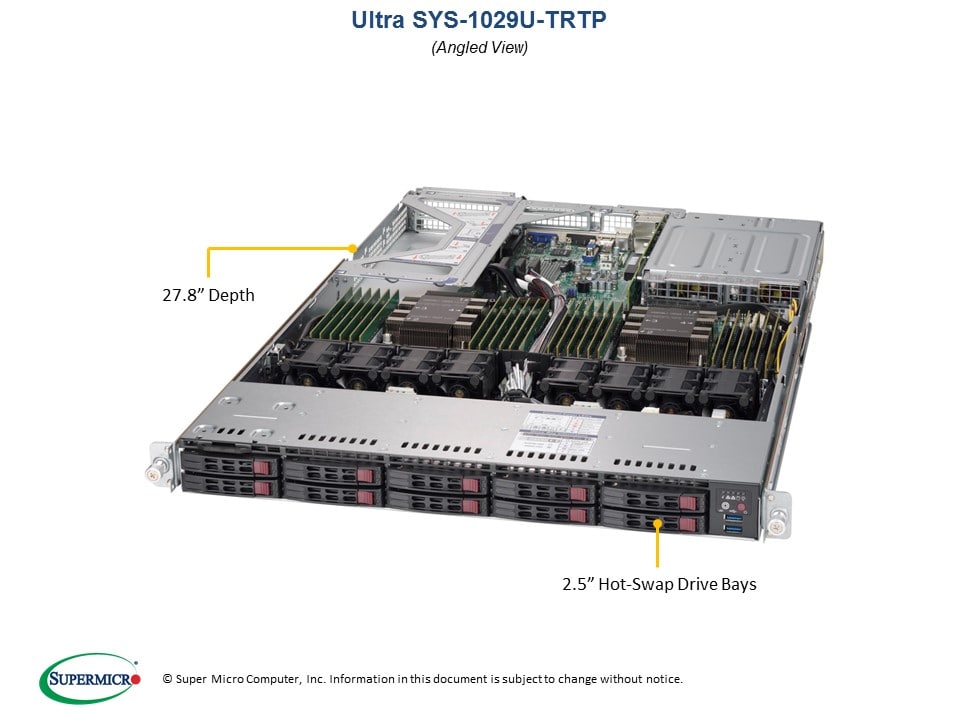 Сервер Supermicro SYS-1029U-TRTP 1U — фото 2