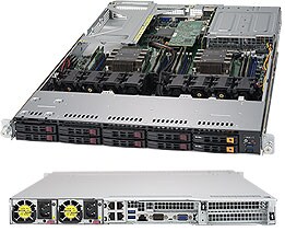 Сервер Supermicro SYS-1029UX-LL2-C16 1U — фото 1