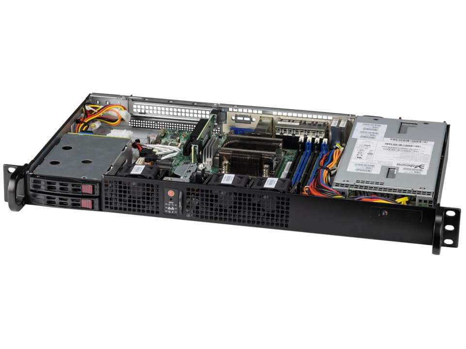 Сервер SuperMicro SYS-110A-24C-RN10SP 1U Redundant 300W PWS w/ AA3SSV-24C-SPLN10F MB — фото 2