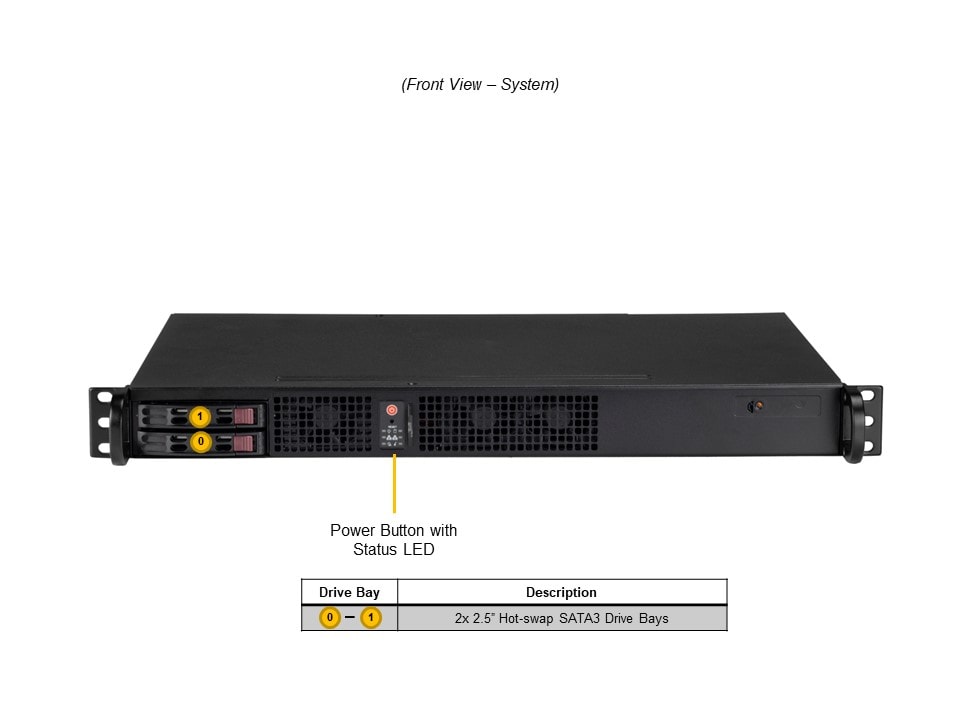Сервер SuperMicro SYS-110A-24C-RN10SP 1U Redundant 300W PWS w/ AA3SSV-24C-SPLN10F MB — фото 5