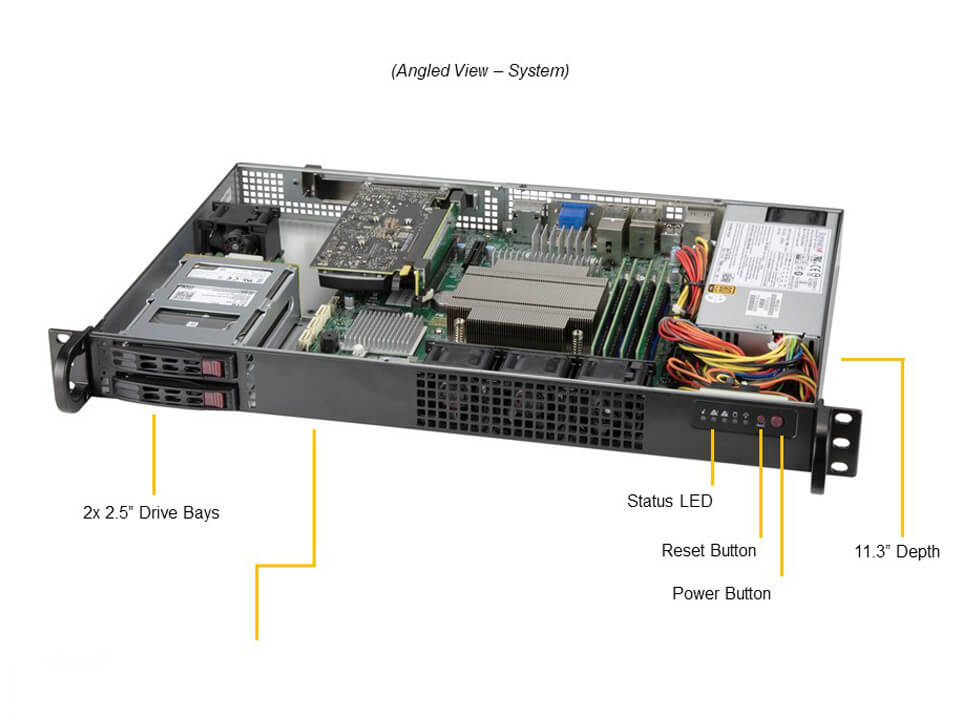 Сервер Supermicro SYS-110C-FHN4T — фото 3