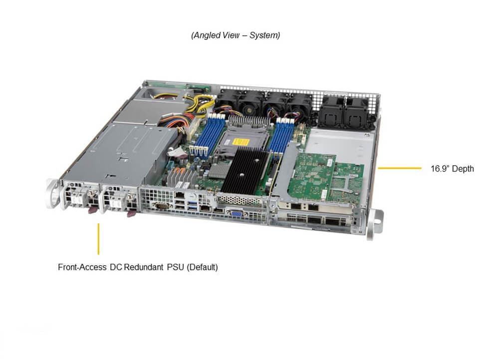 Промышленный edge-сервер Supermicro SYS-110P-FDWTR-NEBS-DC 1U — фото 2