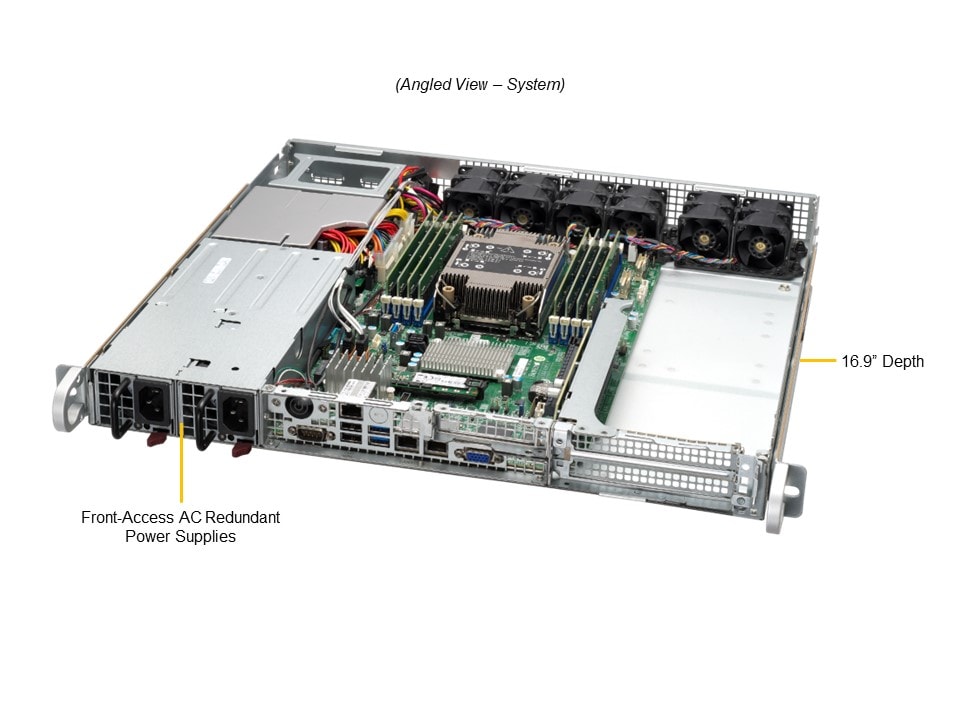 Промышленный edge-сервер Supermicro SYS-110P-FWTR 1U — фото 2