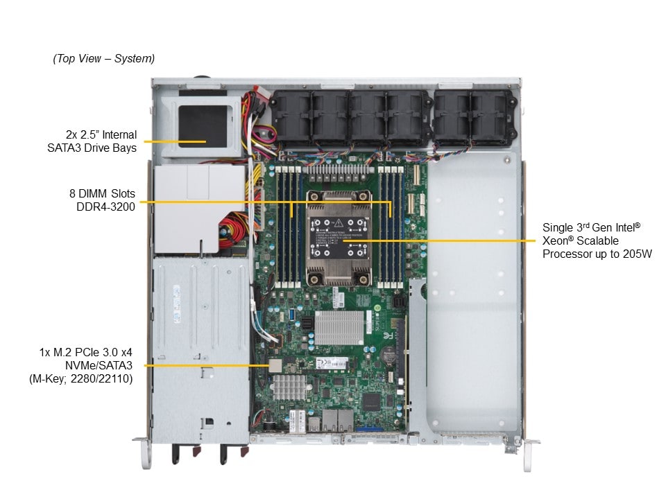 Промышленный edge-сервер Supermicro SYS-110P-FWTR 1U — фото 3