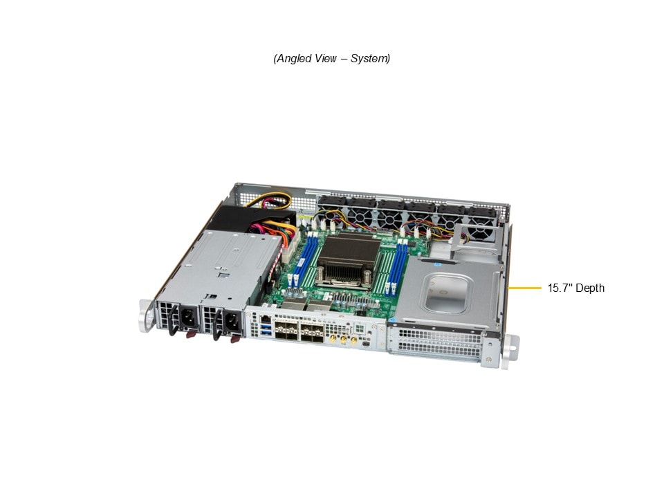 Промышленный edge-сервер Supermicro SYS-112D-42C-FN8P 1U — фото 2