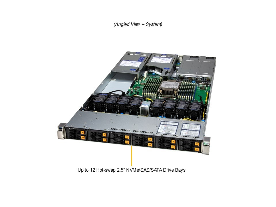Сервер Supermicro 1U Hyper SuperServer (SYS-112H-TN) — фото 3