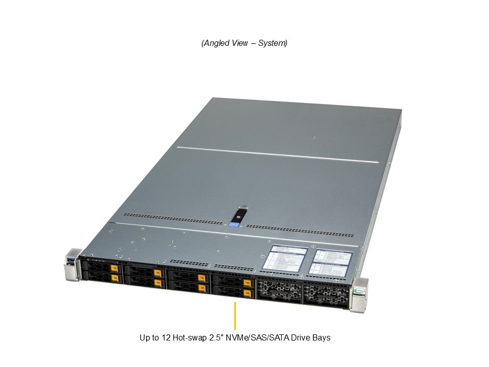 Сервер Supermicro 1U Hyper SuperServer (SYS-112HA-TN) — фото 3