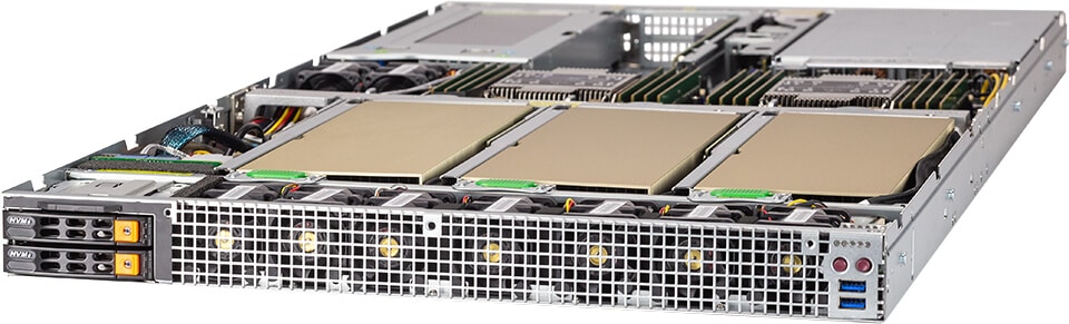 GPU-сервер GPU-сервер Supermicro SYS-120GQ-TNRT 1U — фото 1