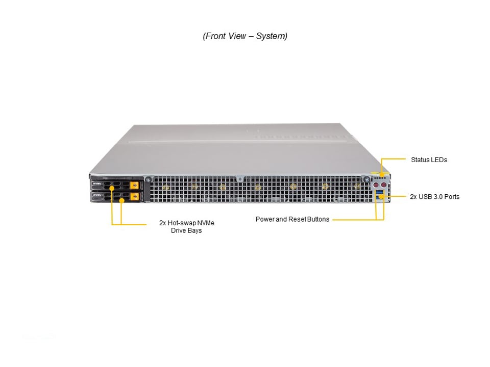 GPU-сервер GPU-сервер Supermicro SYS-120GQ-TNRT 1U — фото 4