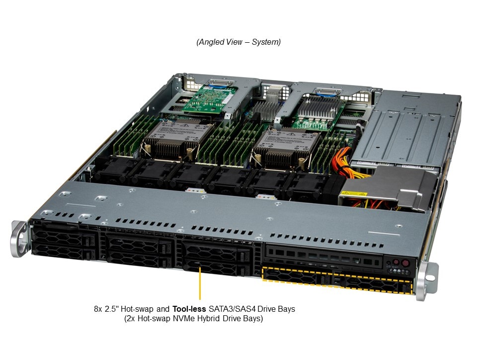 Сервер Supermicro 1U CloudDC SuperServer (SYS-121C-TN2R) — фото 3