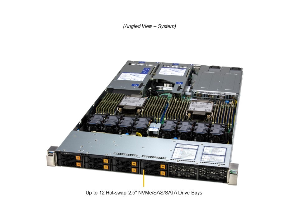 Сервер Supermicro 1U Hyper SuperServer (SYS-122H-TN) — фото 3